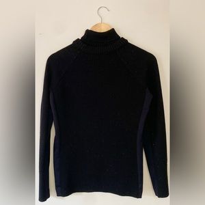 Athleta Women Black Turtle Neck Sweater